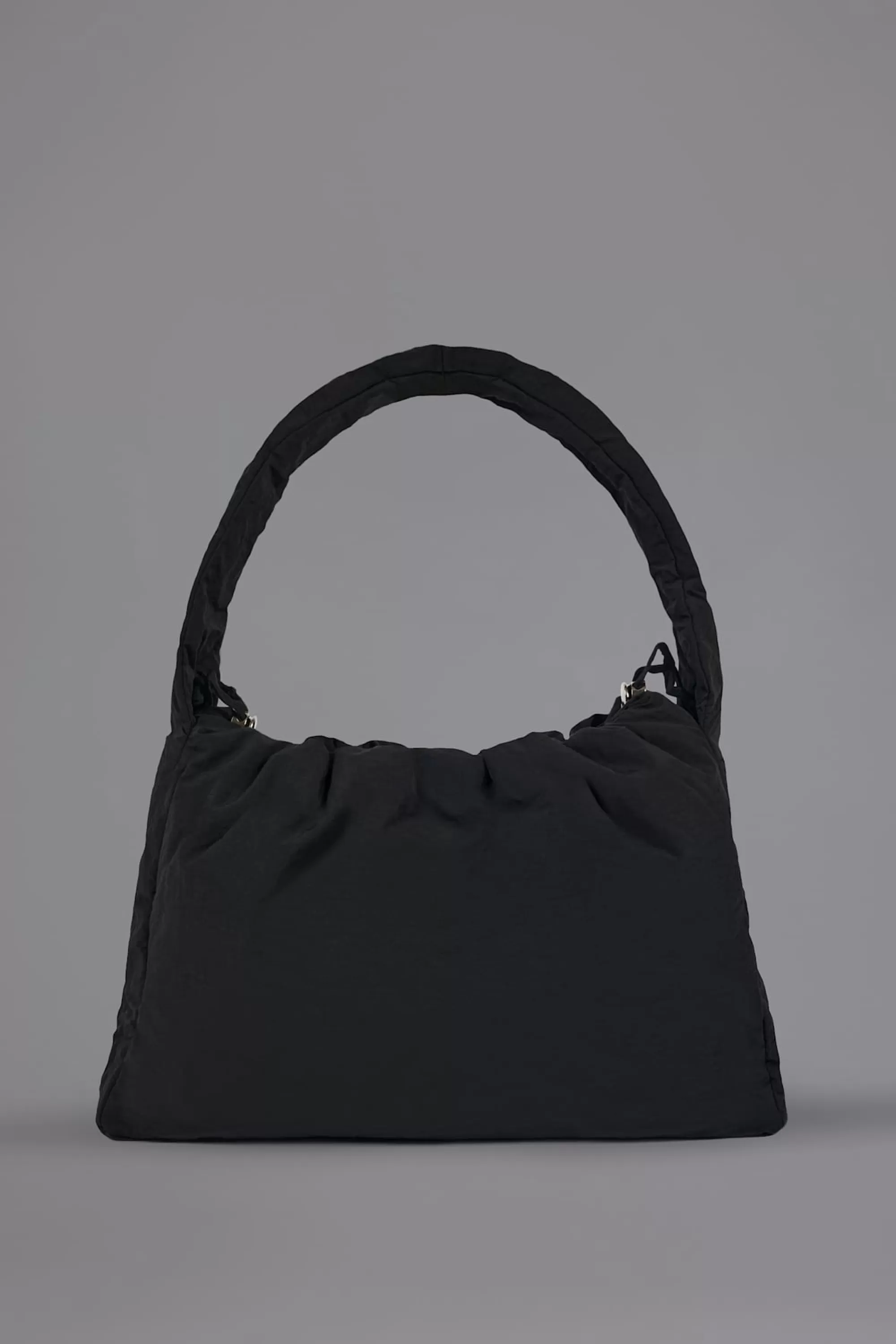 Oh Polly Drawstring Puffer Tote Bag in Black Online