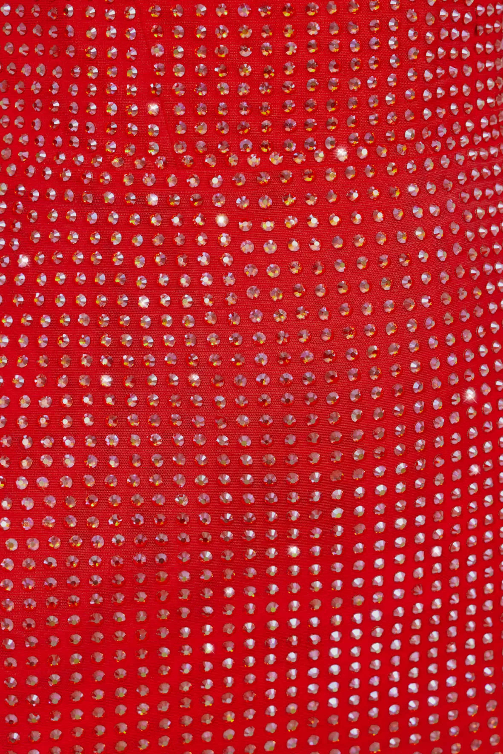 Oh Polly Embellished Corset Mini Dress in Fire Red FireRed Outlet