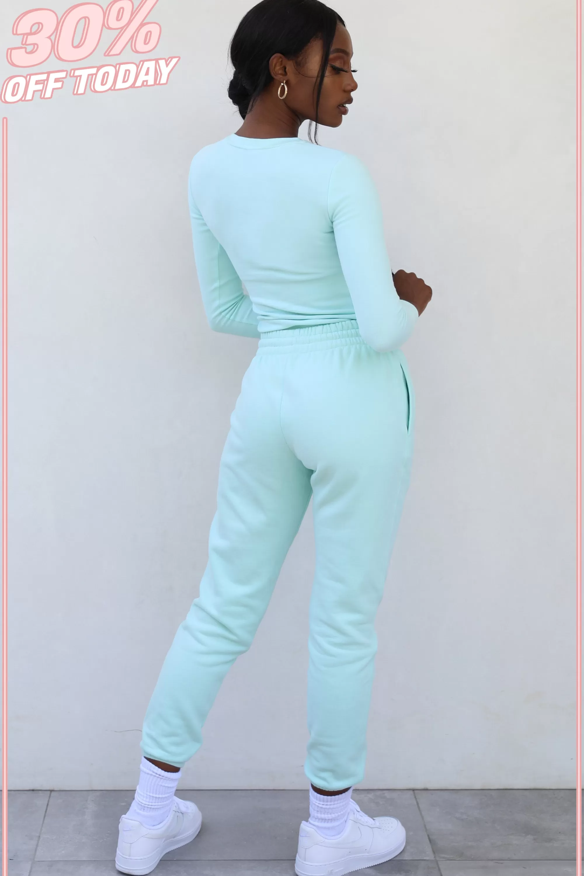 Oh Polly On The Run Classic Joggers in Mint Best