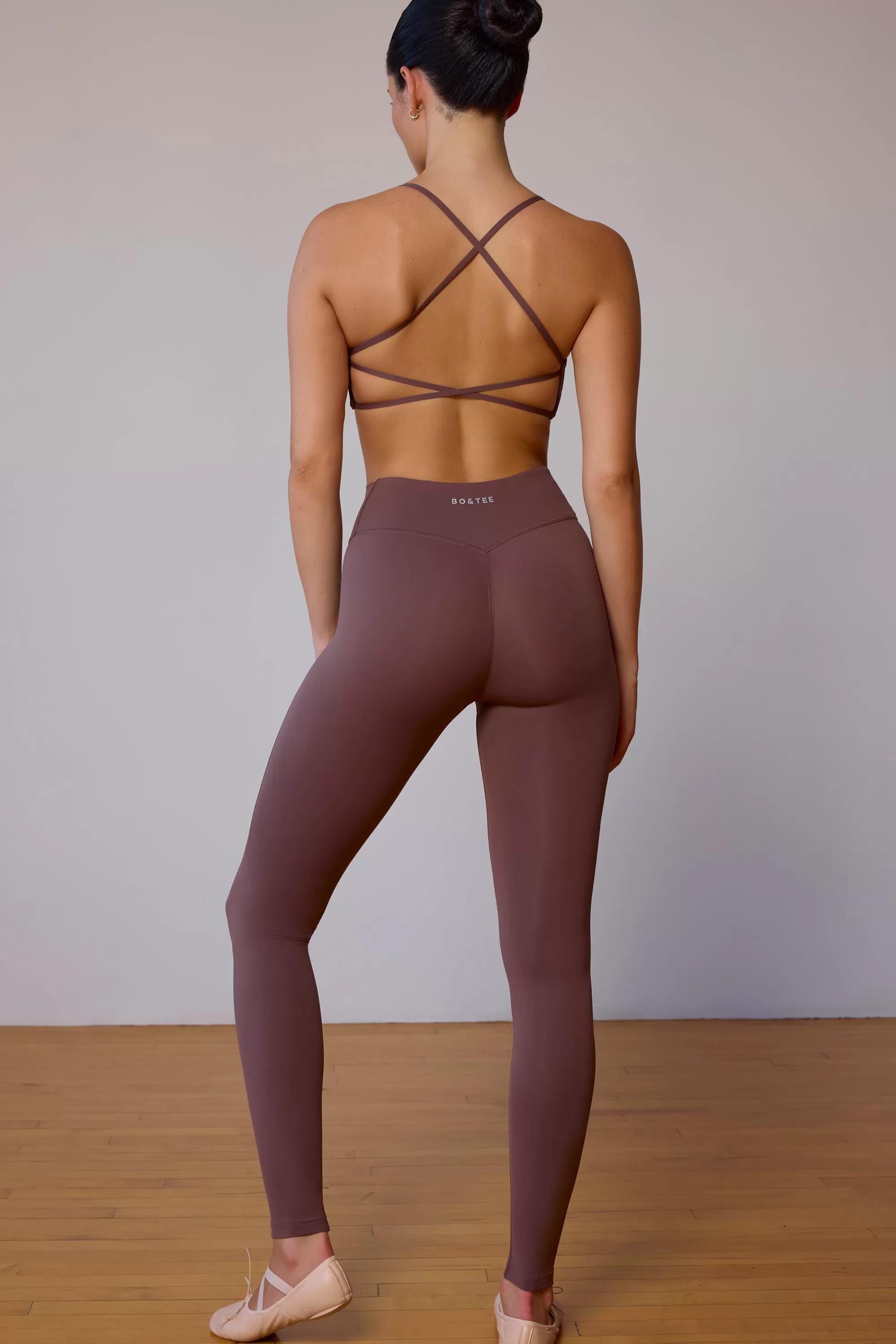 Oh Polly Petite Leggings in Taupe Brown TaupeBrown Sale