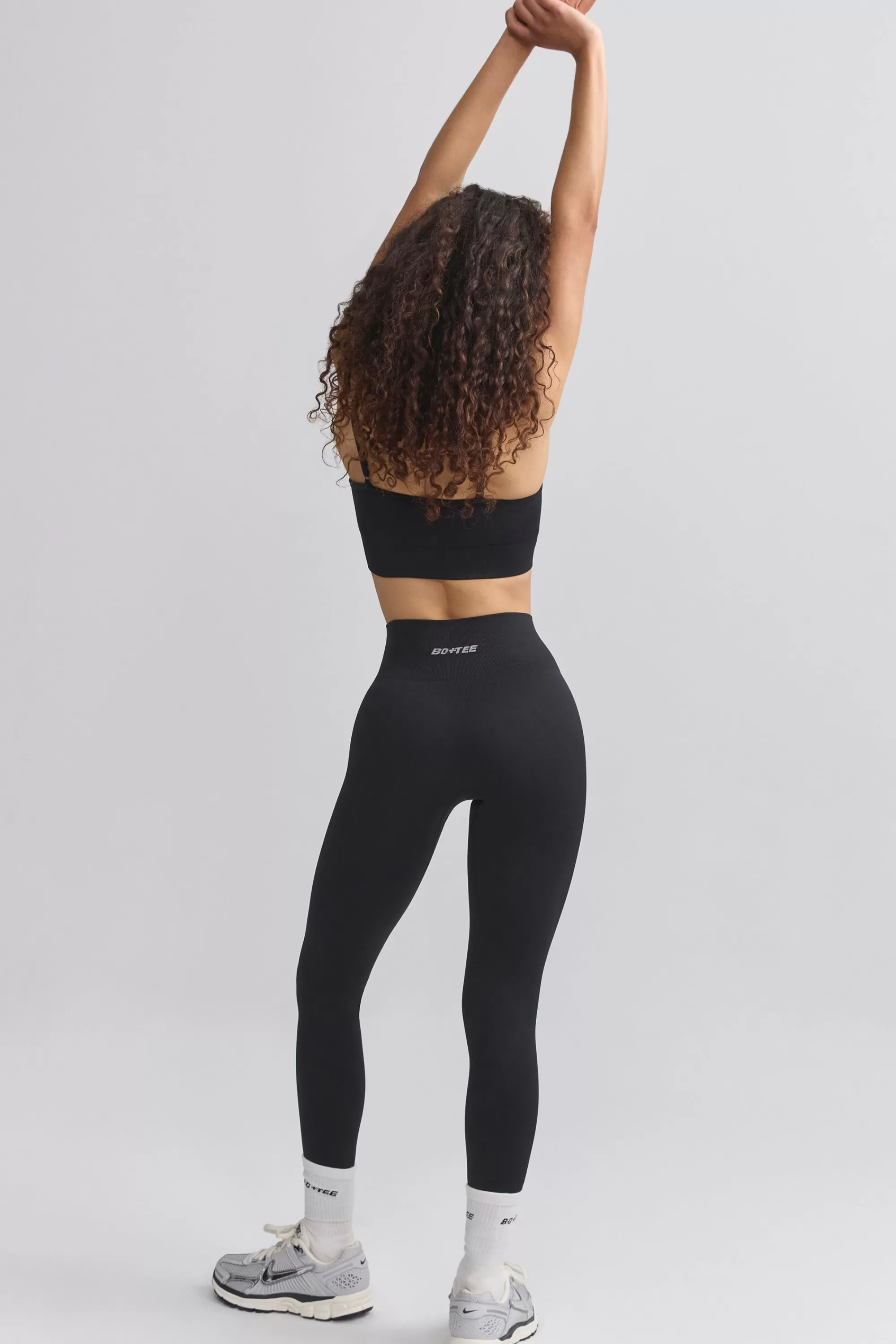 Oh Polly Petite Super Sculpt Seamless Leggings in Black Hot