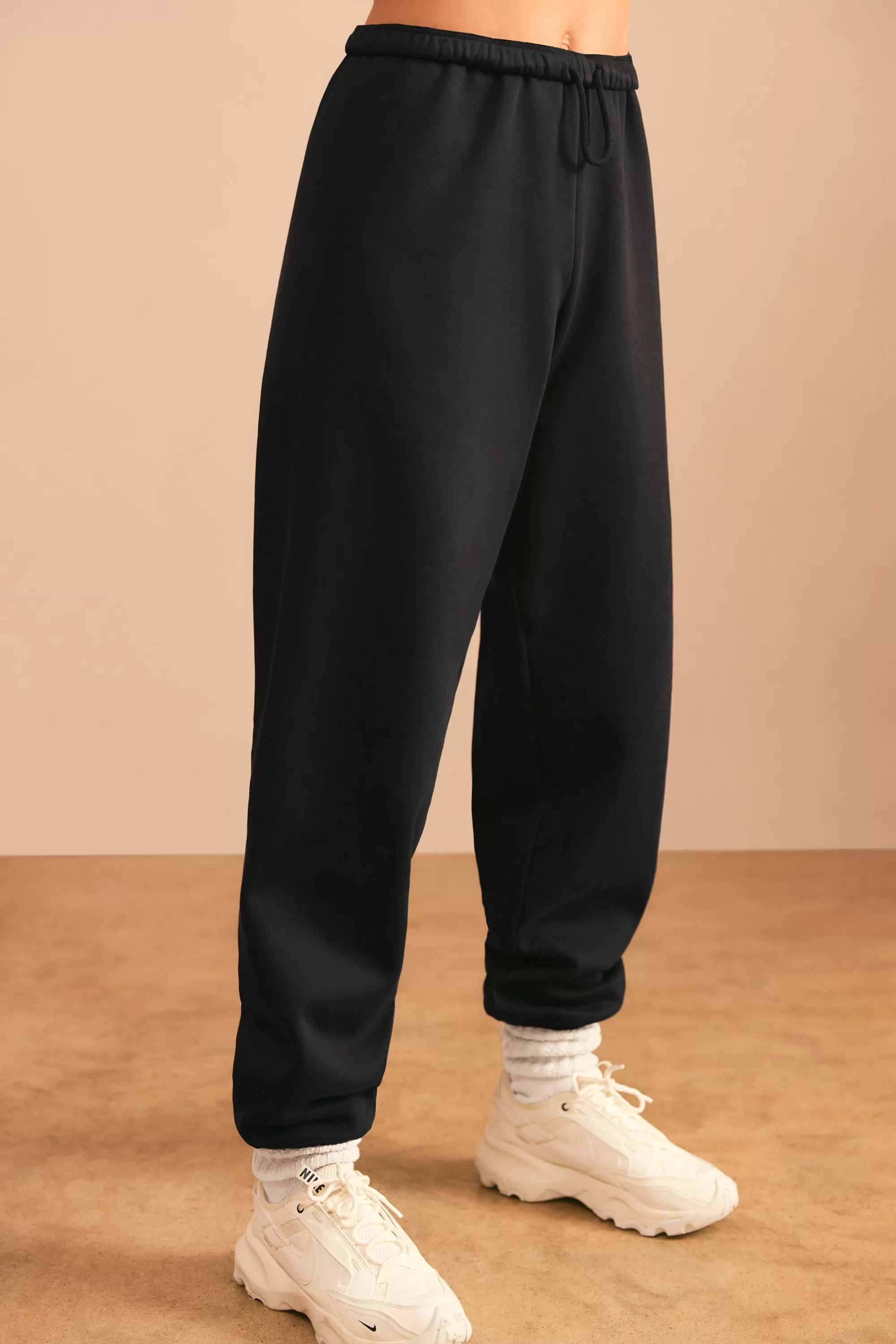 Oh Polly Relaxed Fit Joggers in Black Cheap