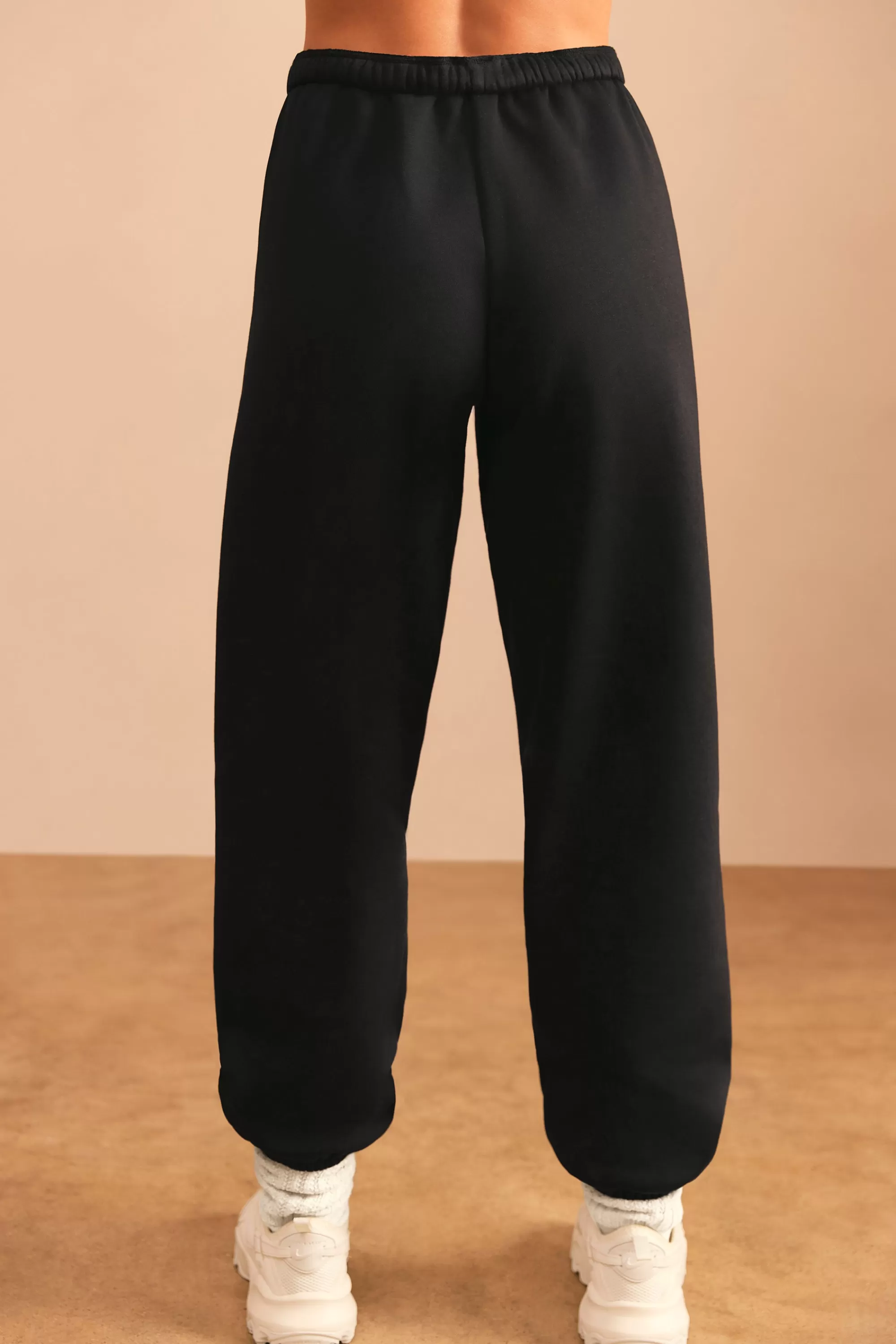 Oh Polly Relaxed Fit Joggers in Black Cheap