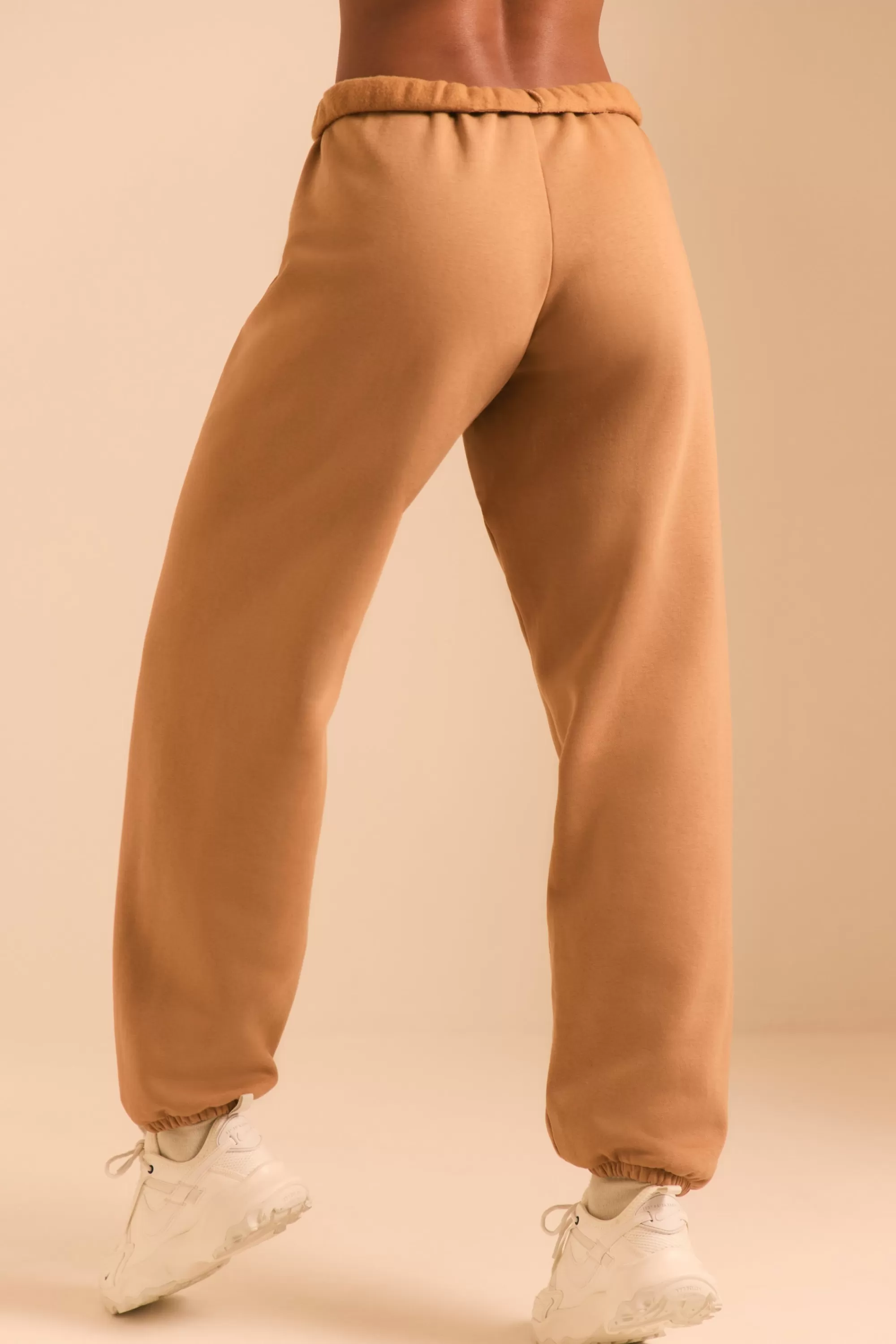 Oh Polly Relaxed Fit Joggers in Chestnut Brown ChestnutBrown Online