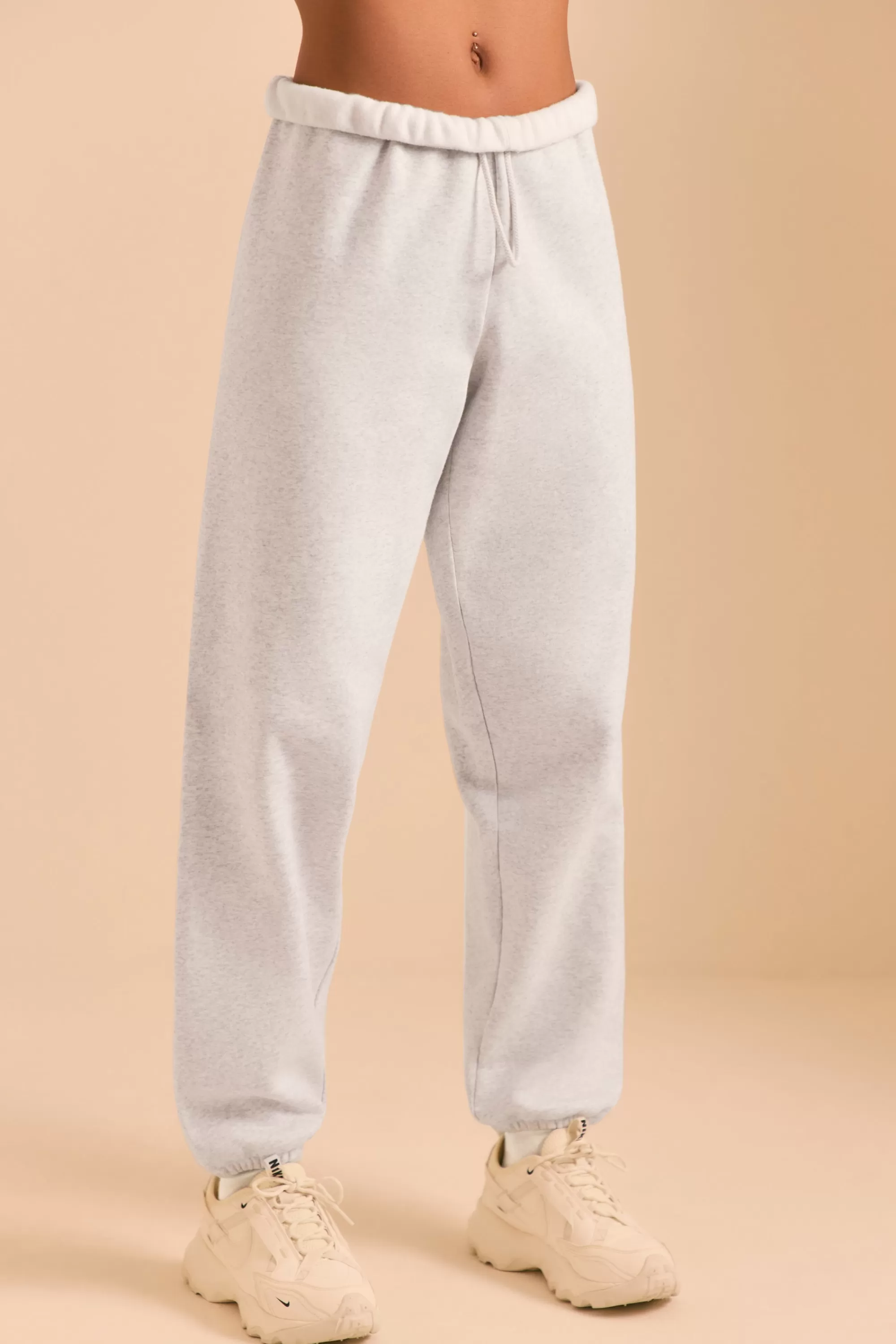 Oh Polly Relaxed Fit Joggers in Heather Grey HeatherGrey Clearance