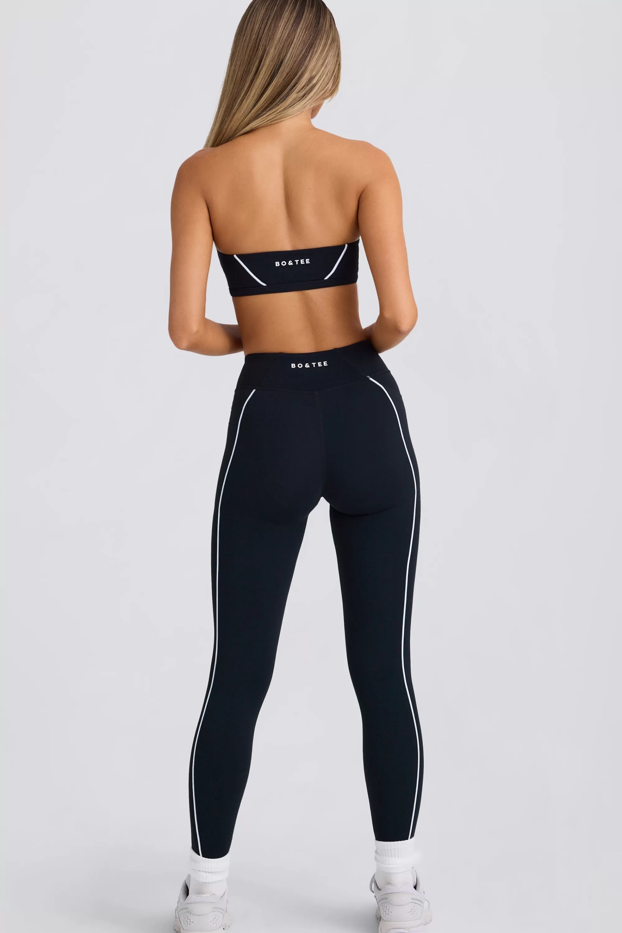 Oh Polly Soft Active Leggings in Black Store