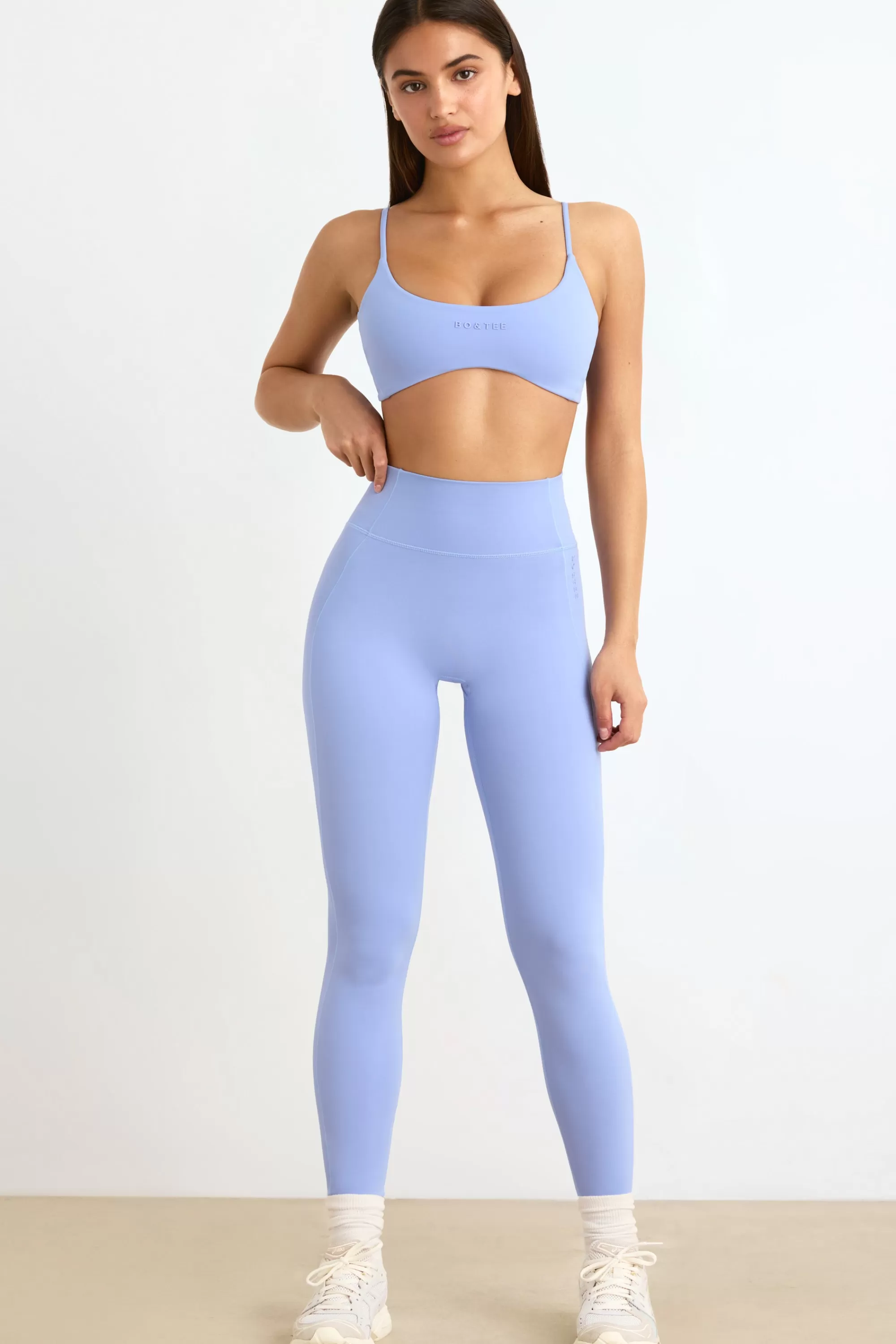 Oh Polly Soft Active Leggings in Lavender Blue LavenderBlue Online