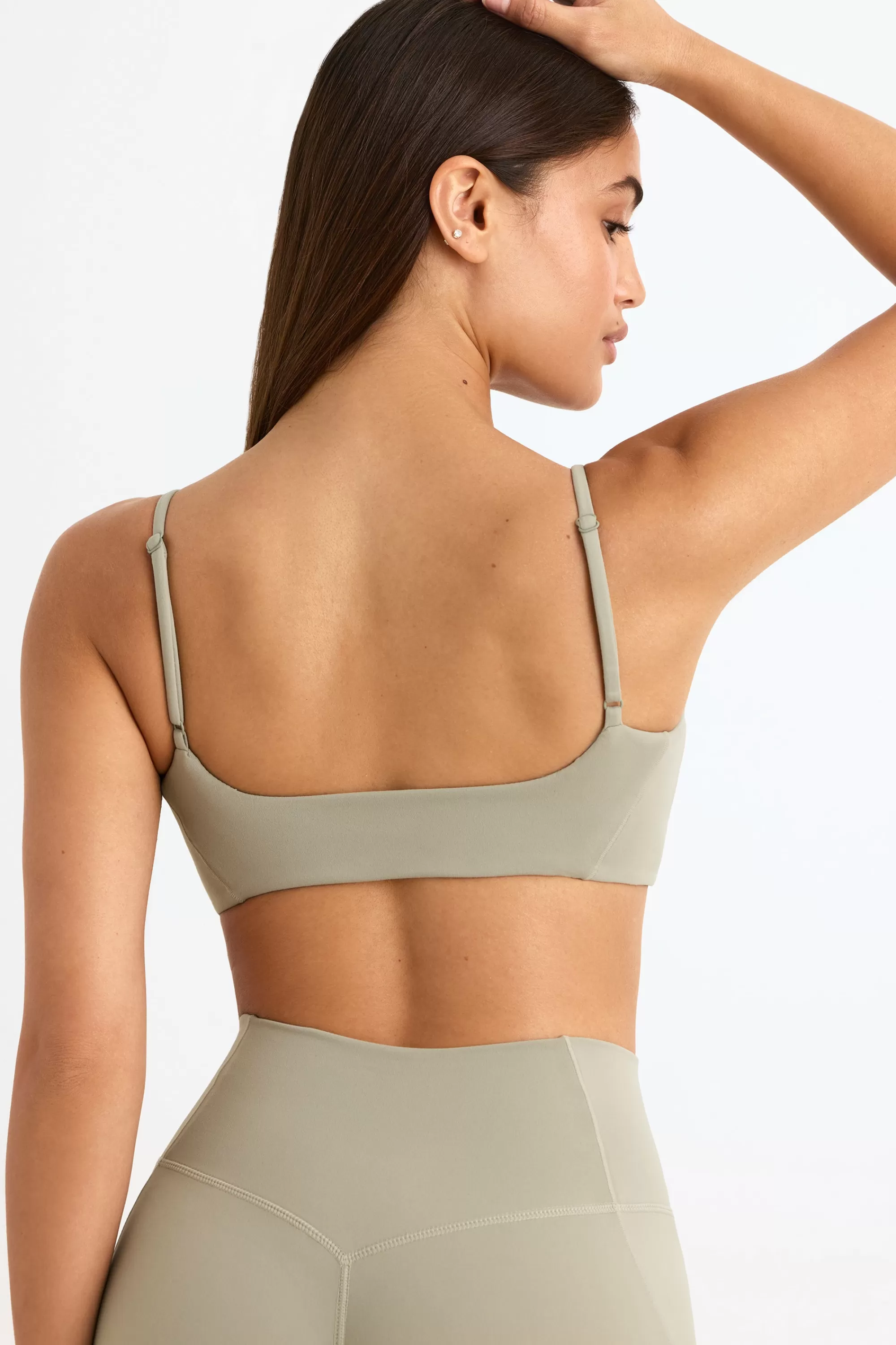 Oh Polly Soft Active Sports Bra in Mineral Outlet