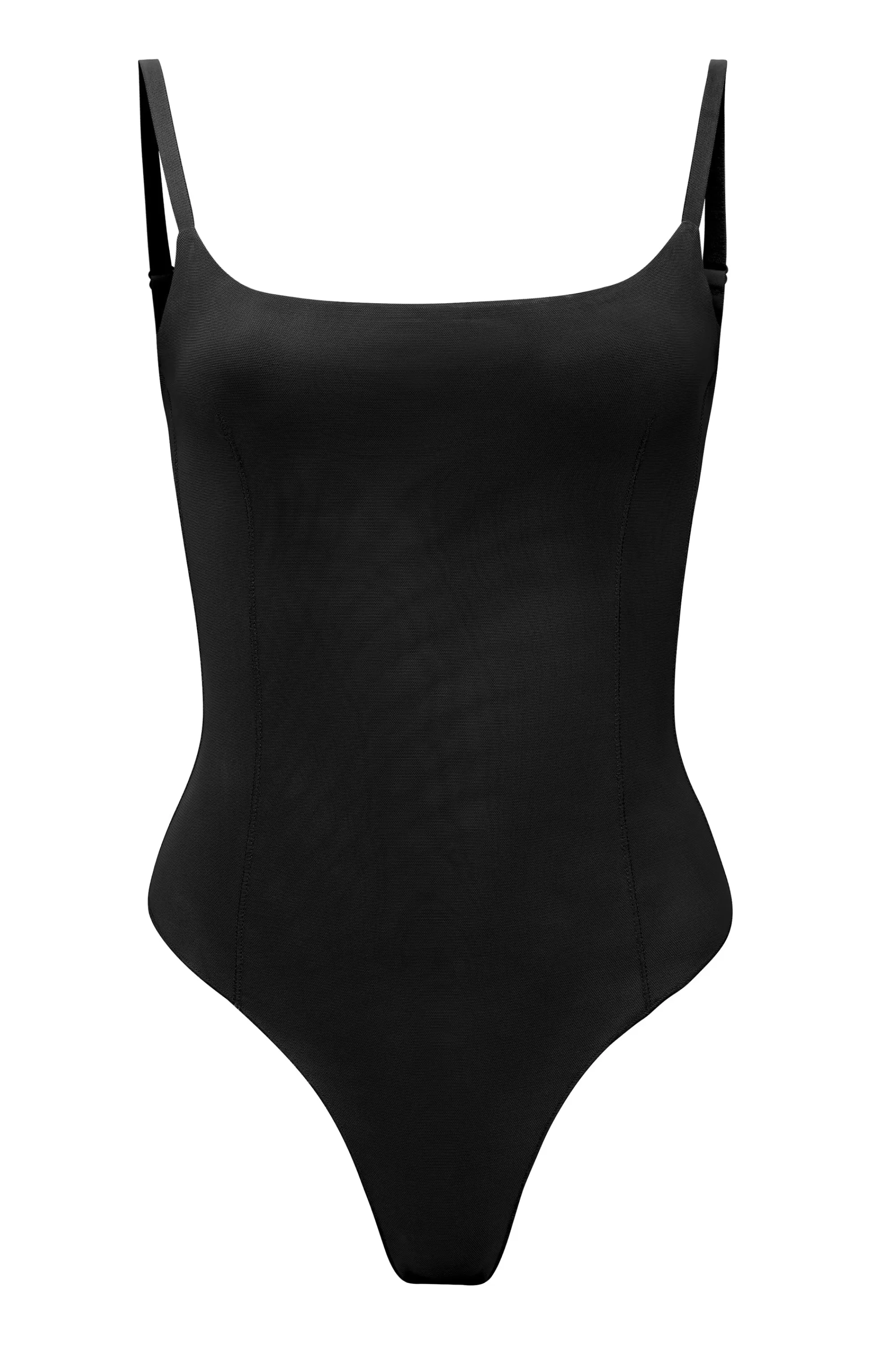 Oh Polly Soft Mesh Bodysuit in Black Sale