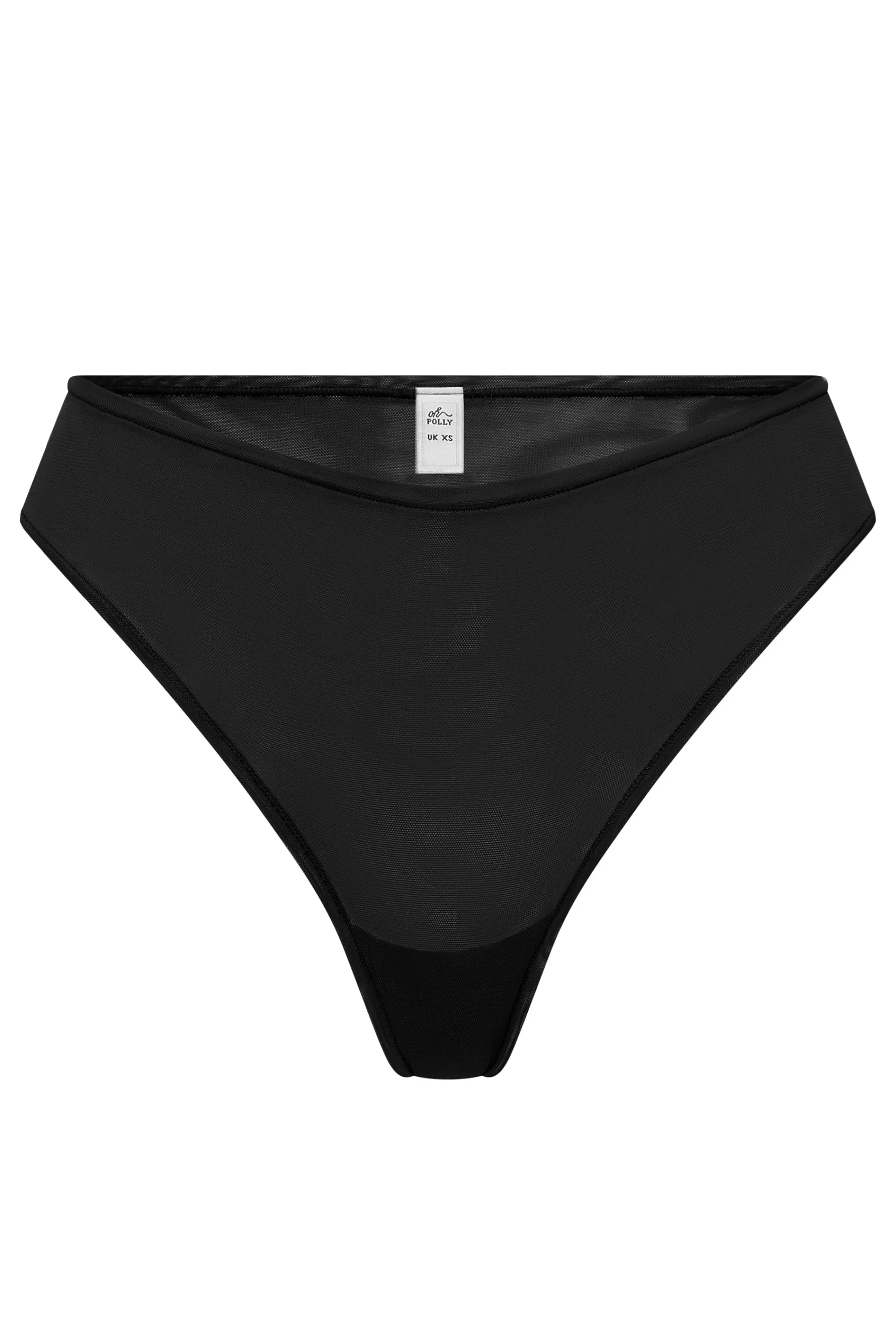 Oh Polly Soft Mesh Brief in Black Clearance