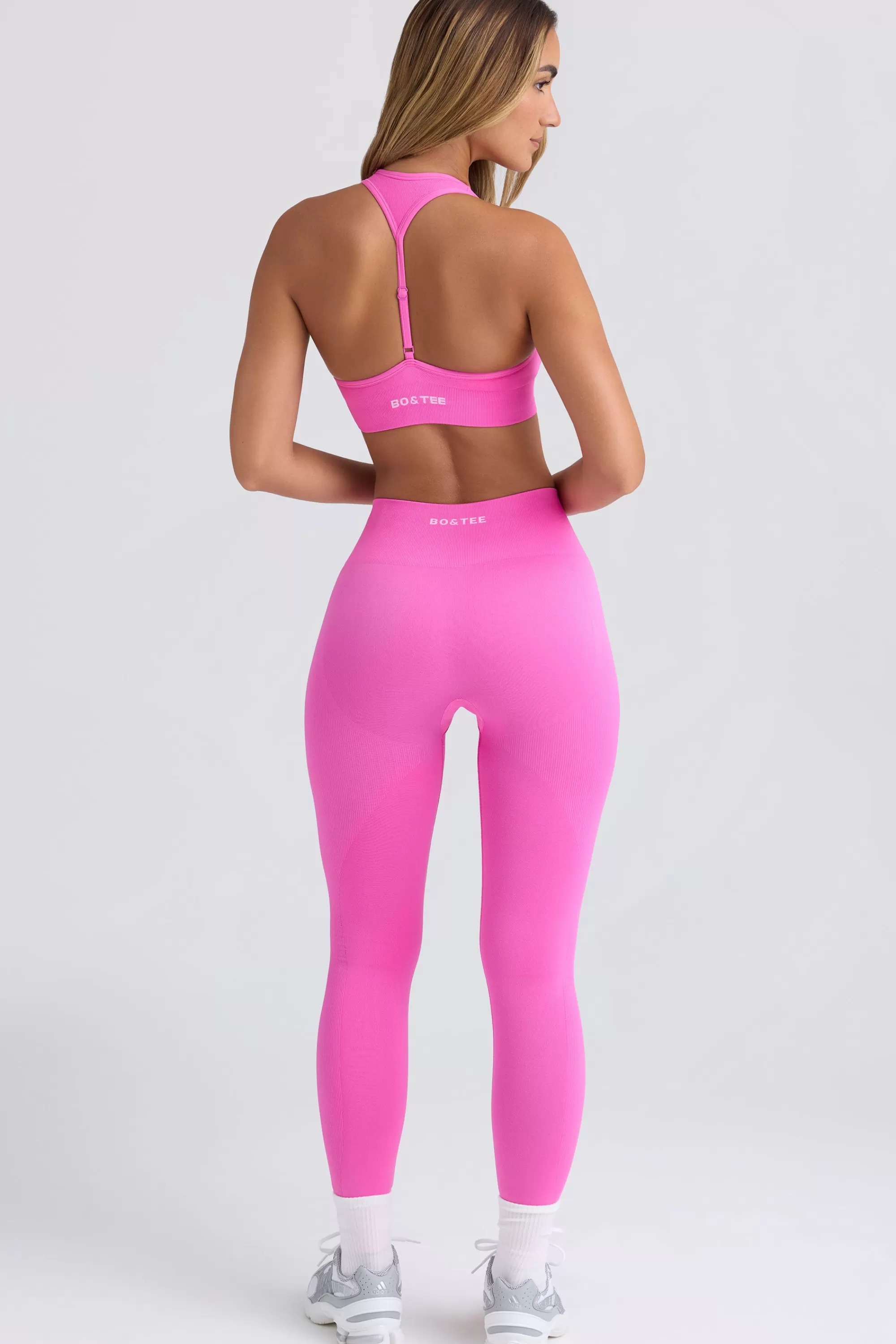 Oh Polly Super Sculpt Seamless Leggings in Sugar Pink SugarPink New