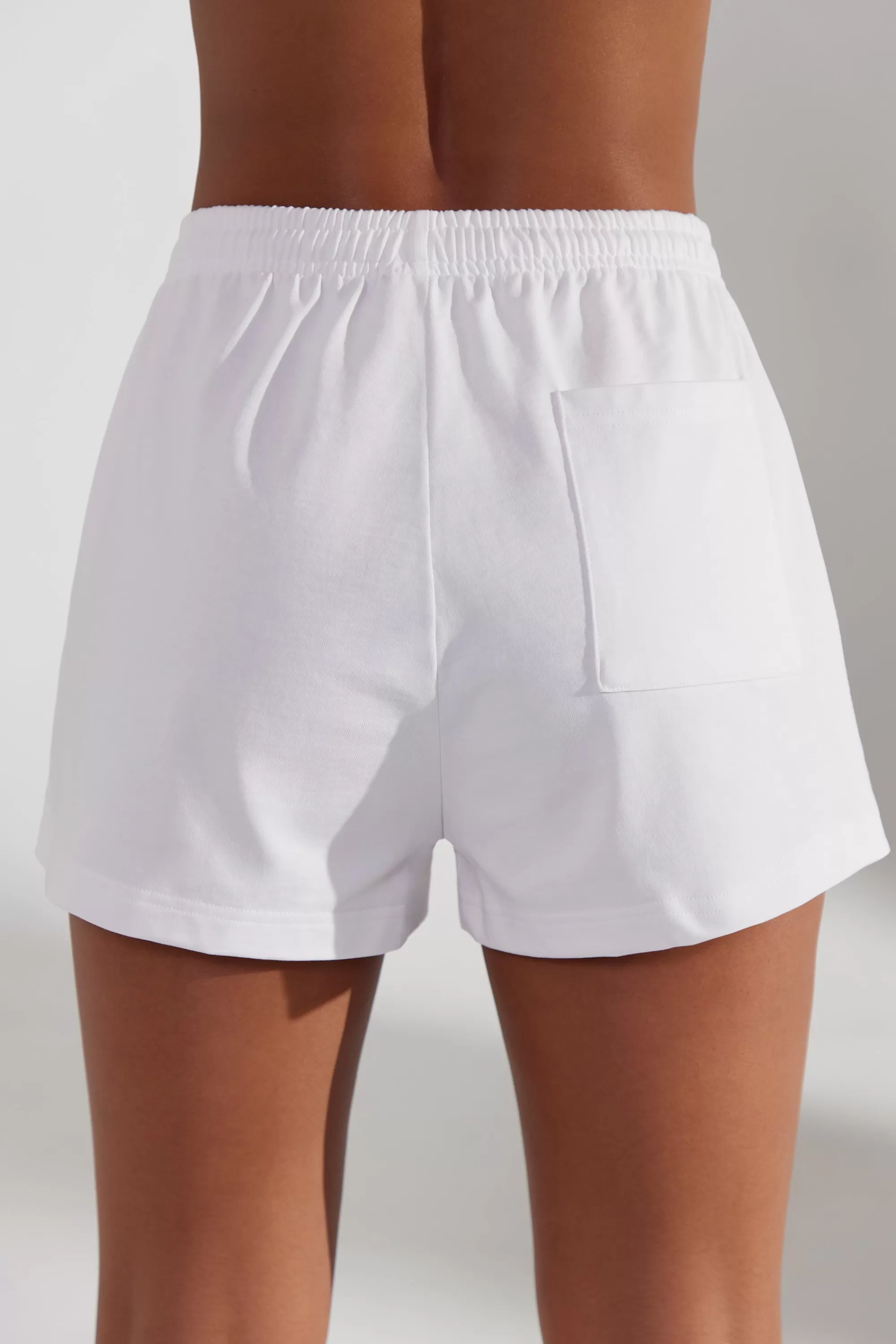 Oh Polly Sweat Shorts in White Online