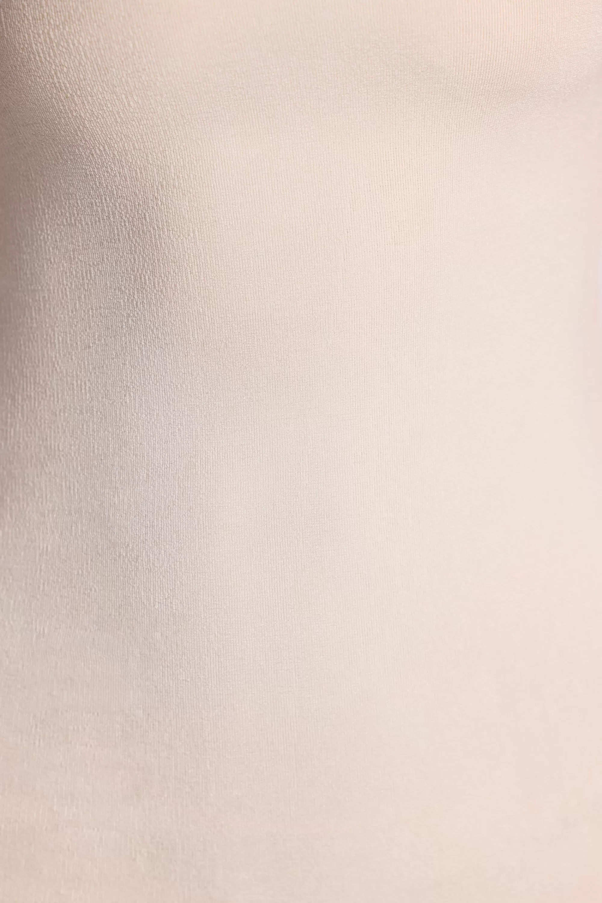Oh Polly Textured Jersey Square Neck Cowl Back Maxi Dress in Ivory Fashion